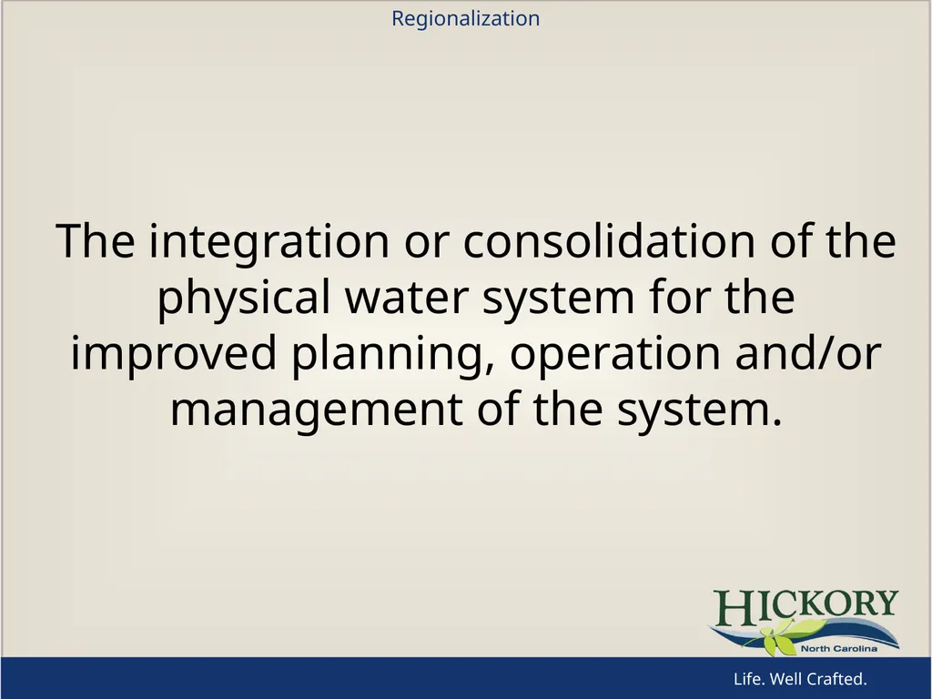 System Regionalization For: Environmental - slide 5 of 13