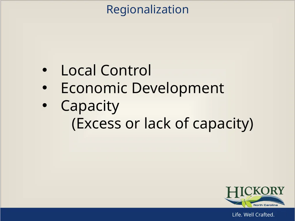 System Regionalization For: Environmental - slide 8 of 13