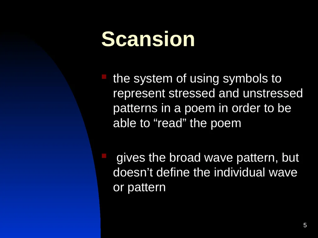 1 Poetry Gaile Wotherspoon Poetry 9-12 This - slide 5 of 11