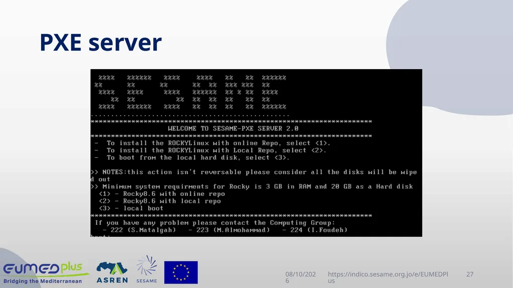 Linux Administration Workshop Advanced topics in - slide 27 of 29