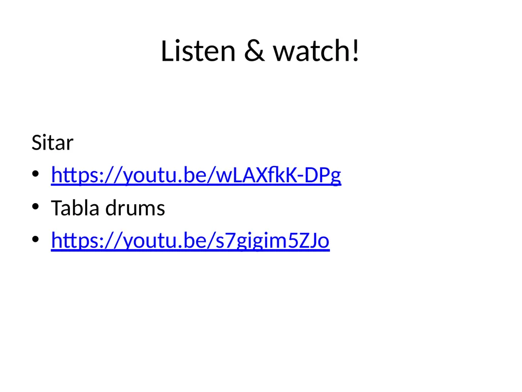 World Music RHYTHMIC features used in all World - slide 6 of 18