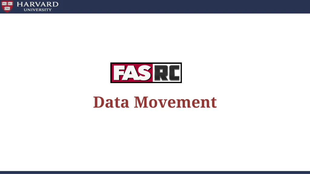 Data Movement ‹#› Data Movement Considerations - slide 1 of 12