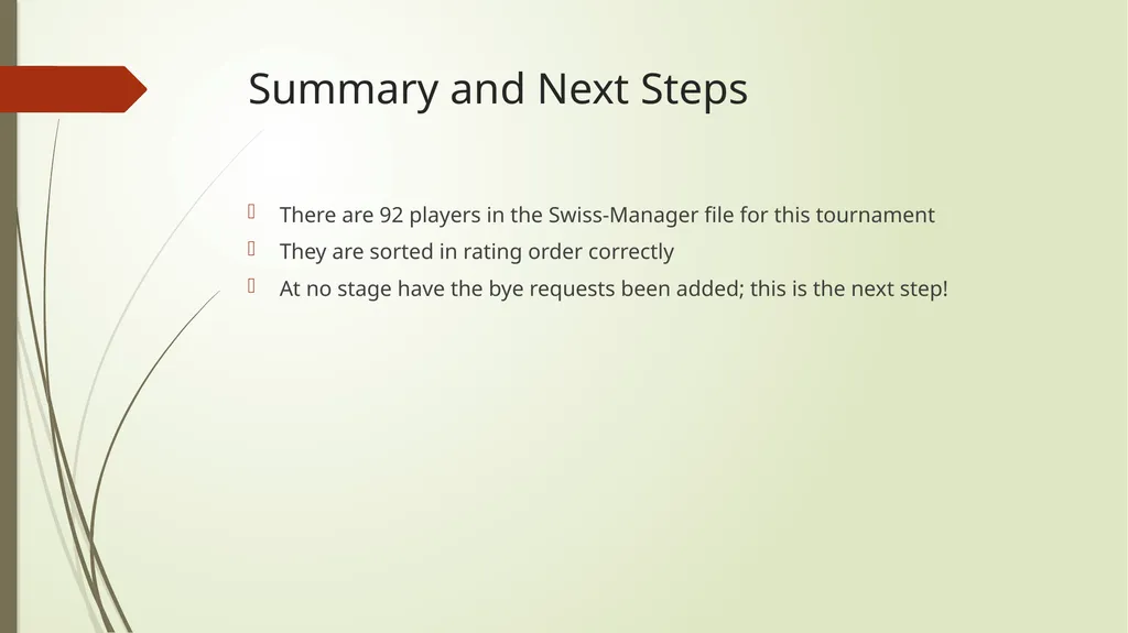 Entering Players Data Source For the purpose of - slide 19 of 19