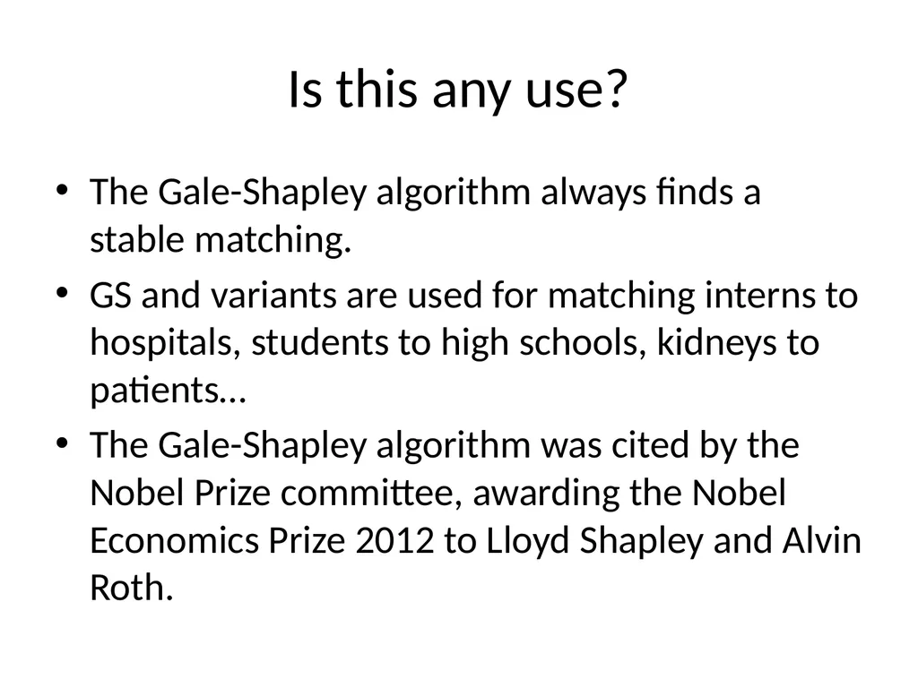 Match making Naveen Garg, CSE, IIT Delhi Lets - slide 21 of 32
