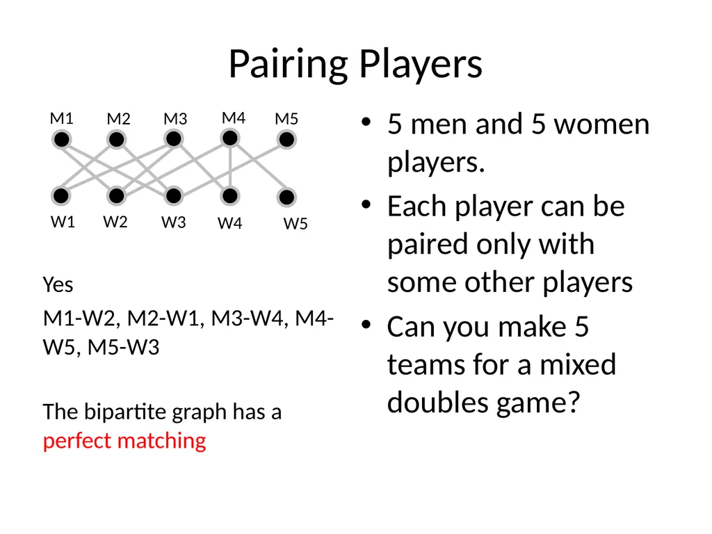 Match making Naveen Garg, CSE, IIT Delhi Lets - slide 9 of 32