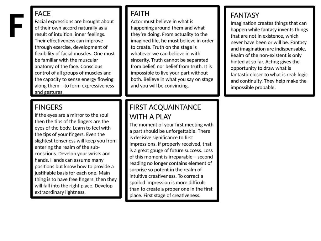 Constantin Stanislavski An actor’s handbook - slide 9 of 24