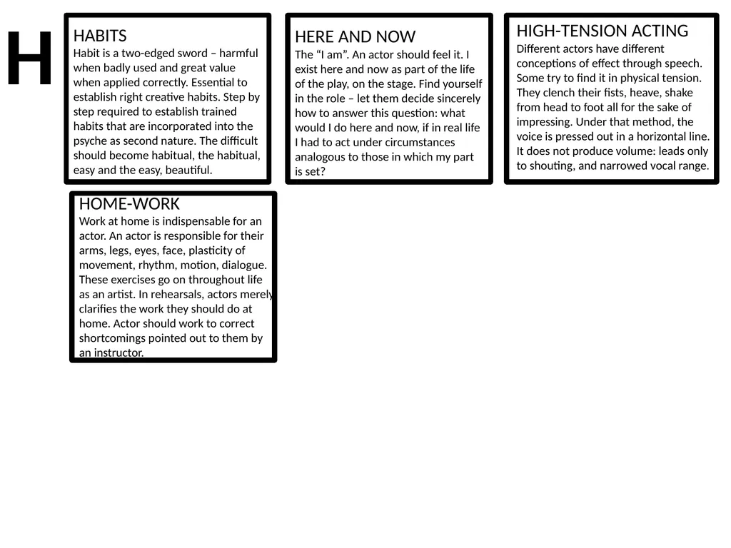 Constantin Stanislavski An actor’s handbook - slide 11 of 24