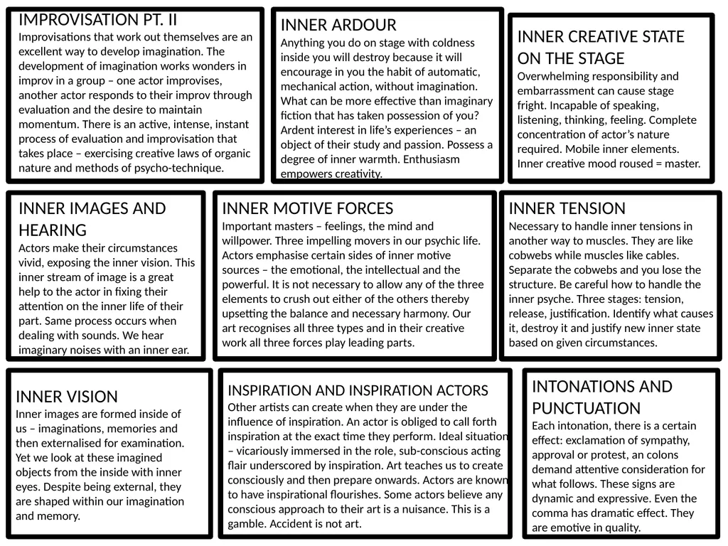 Constantin Stanislavski An actor’s handbook - slide 13 of 24