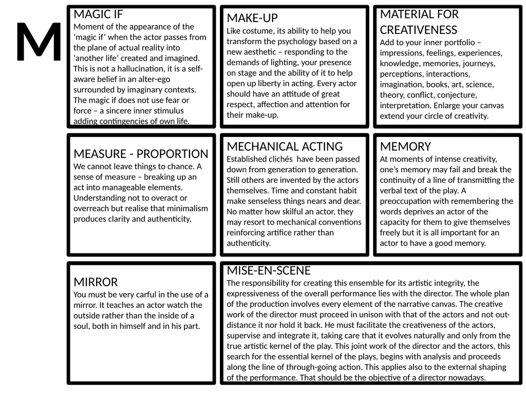 Constantin Stanislavski An actor’s handbook - slide 15 of 24