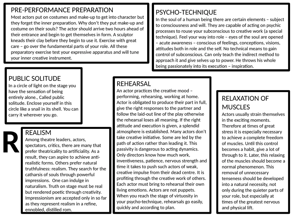 Constantin Stanislavski An actor’s handbook - slide 18 of 24