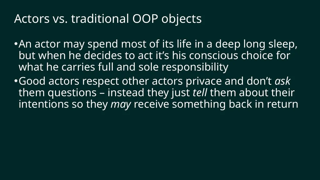 reF#ACTORing using F# and ACTOR model Vagif Abilov - slide 21 of 87