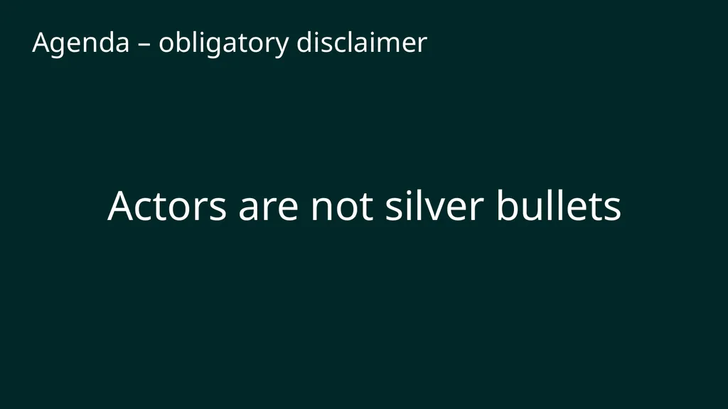 reF#ACTORing using F# and ACTOR model Vagif Abilov - slide 12 of 87