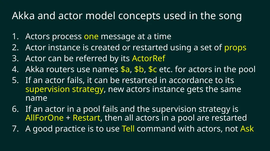reF#ACTORing using F# and ACTOR model Vagif Abilov - slide 81 of 87