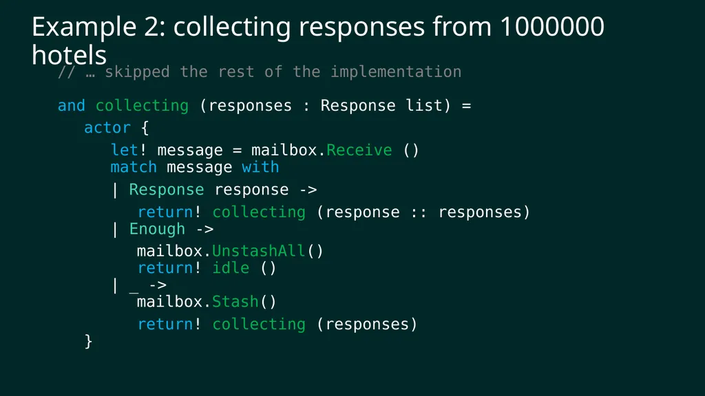 reF#ACTORing using F# and ACTOR model Vagif Abilov - slide 39 of 87