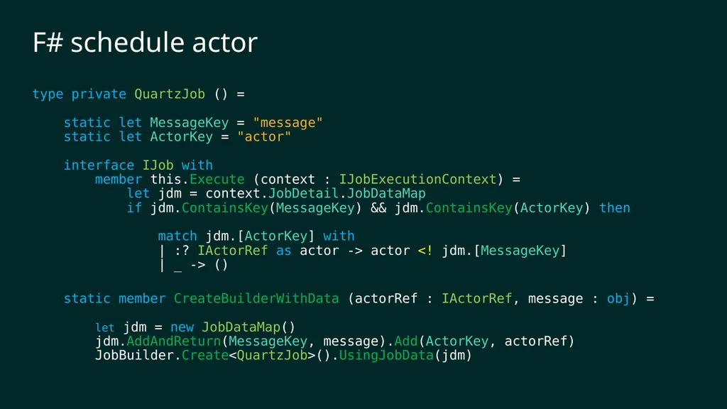 reF#ACTORing using F# and ACTOR model Vagif Abilov - slide 73 of 87