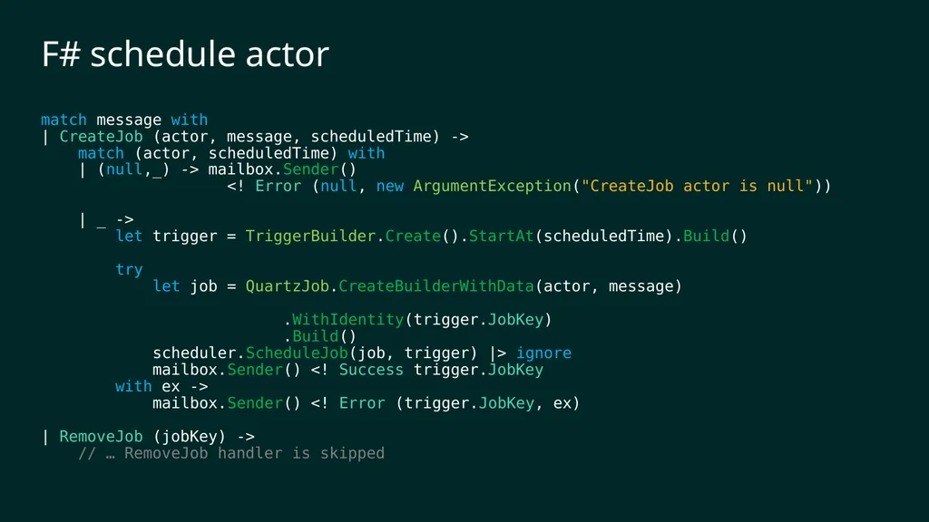 reF#ACTORing using F# and ACTOR model Vagif Abilov - slide 75 of 87