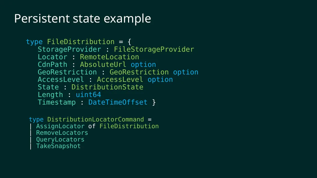 reF#ACTORing using F# and ACTOR model Vagif Abilov - slide 61 of 87