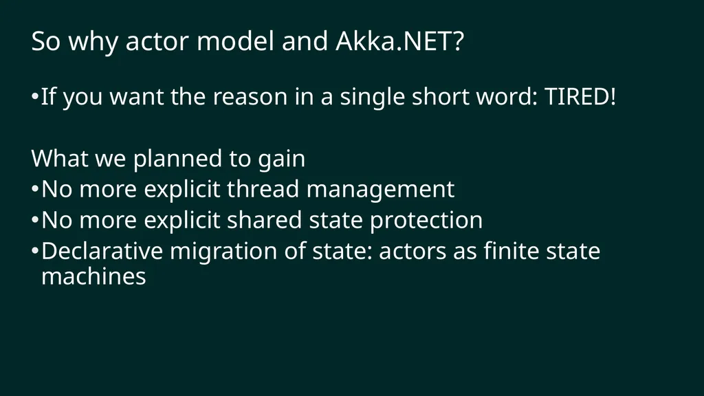 reF#ACTORing using F# and ACTOR model Vagif Abilov - slide 22 of 87