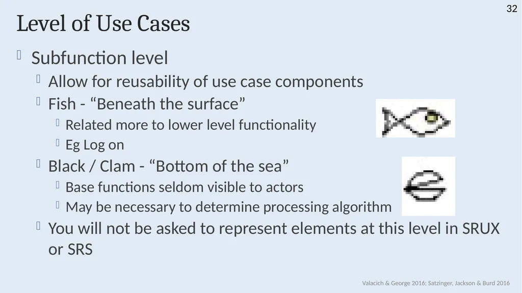 INFS 1026 Systems Requirements and User Experience - slide 32 of 45