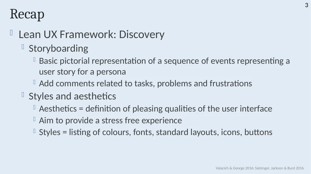 INFS 1026 Systems Requirements and User Experience - slide 3 of 45
