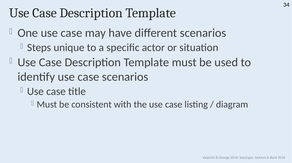 INFS 1026 Systems Requirements and User Experience - slide 34 of 45