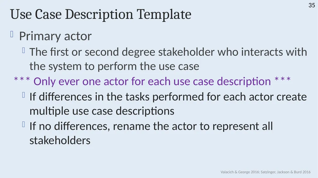 INFS 1026 Systems Requirements and User Experience - slide 35 of 45