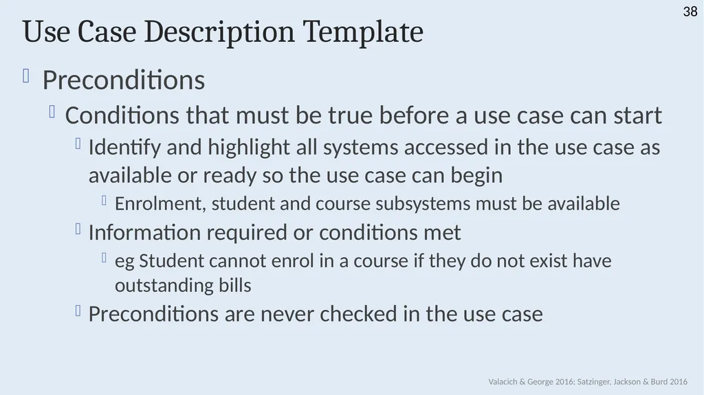 INFS 1026 Systems Requirements and User Experience - slide 38 of 45