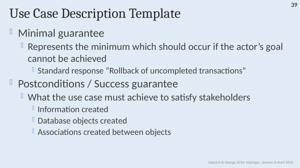 INFS 1026 Systems Requirements and User Experience - slide 39 of 45
