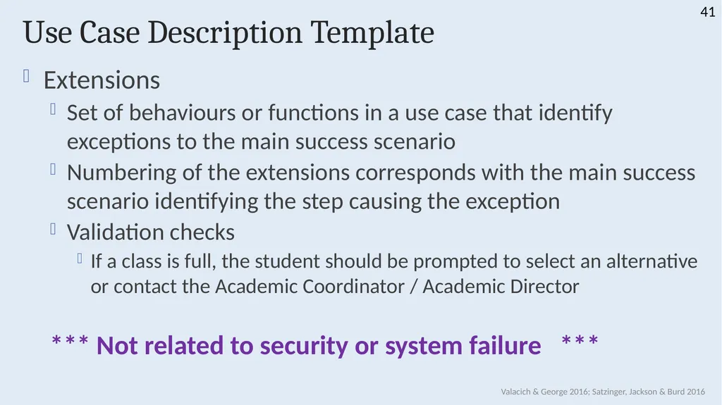 INFS 1026 Systems Requirements and User Experience - slide 41 of 45