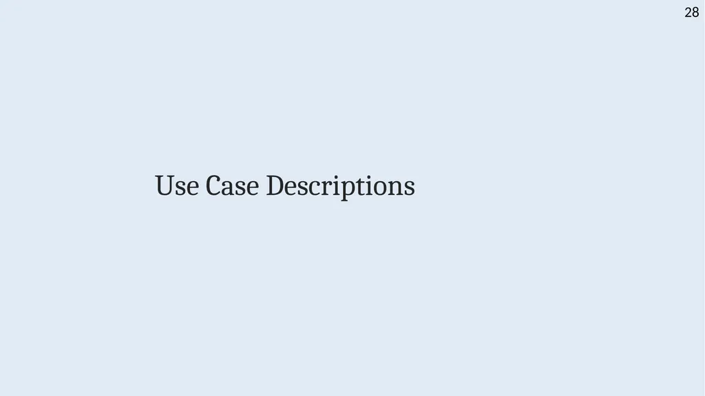INFS 1026 Systems Requirements and User Experience - slide 28 of 45