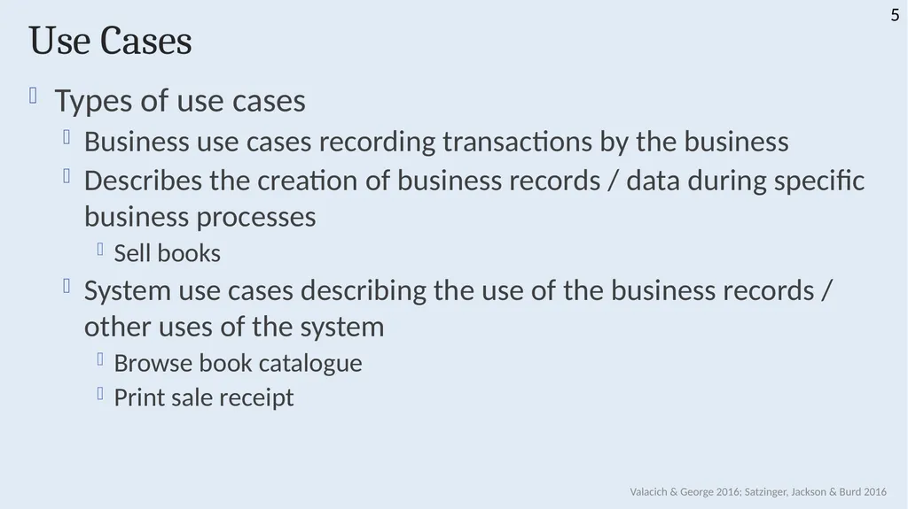 INFS 1026 Systems Requirements and User Experience - slide 5 of 45