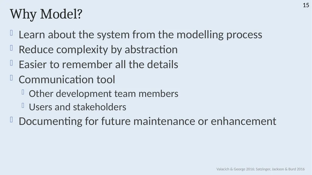 INFS 1026 Systems Requirements and User Experience - slide 15 of 45