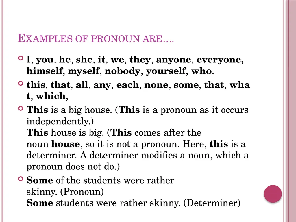 Derivative words and pronouns Yuli marlina Basic - slide 9 of 21