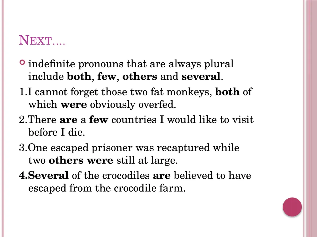Derivative words and pronouns Yuli marlina Basic - slide 21 of 21