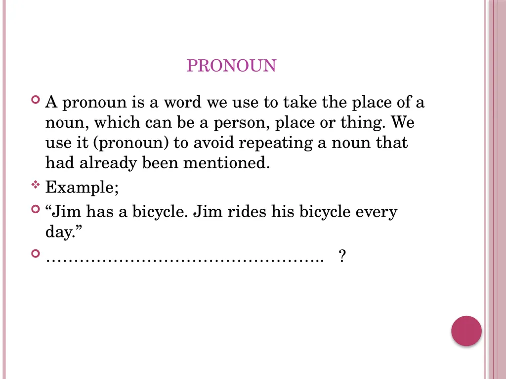 Derivative words and pronouns Yuli marlina Basic - slide 8 of 21