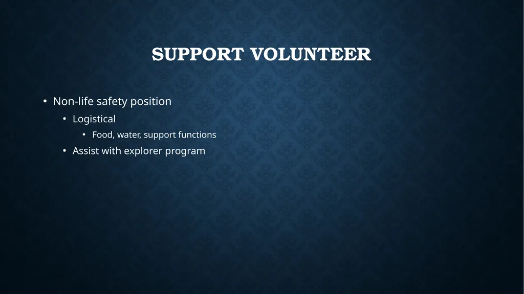 MONTEZUMA Volunteer firefighter program Resident - slide 5 of 10
