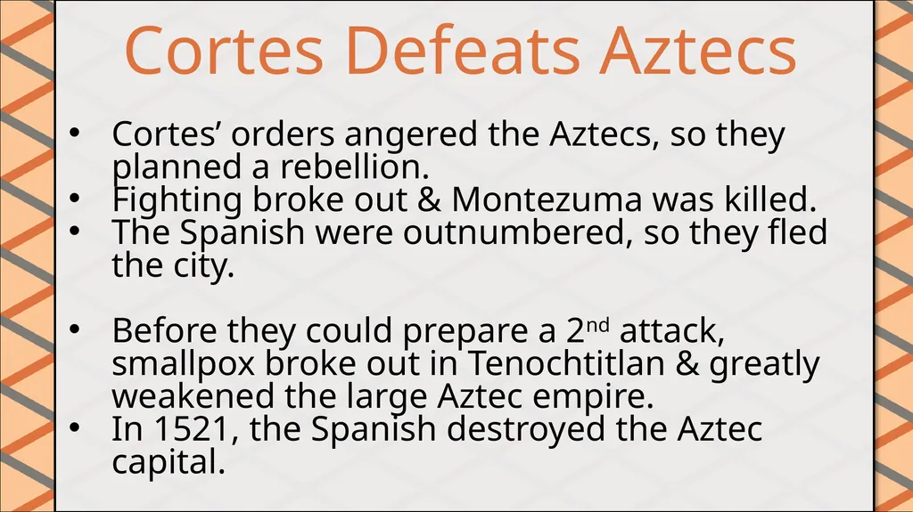 Early Civilizations of Latin America Fall of the - slide 34 of 38