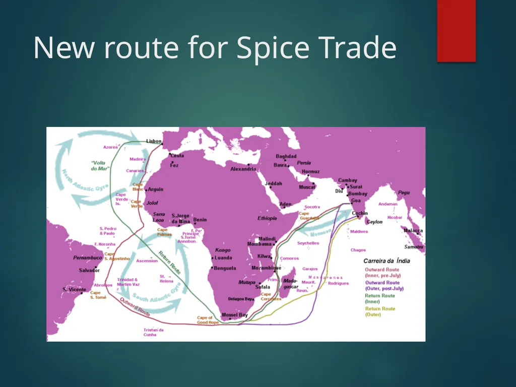 New World Explorers WRITE DOWN WORDS IN RED AND - slide 5 of 18