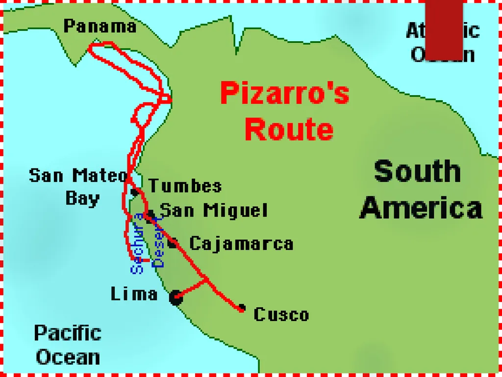 New World Explorers WRITE DOWN WORDS IN RED AND - slide 13 of 18