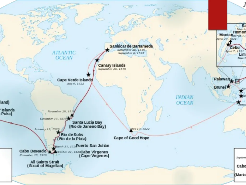 New World Explorers WRITE DOWN WORDS IN RED AND - slide 9 of 18