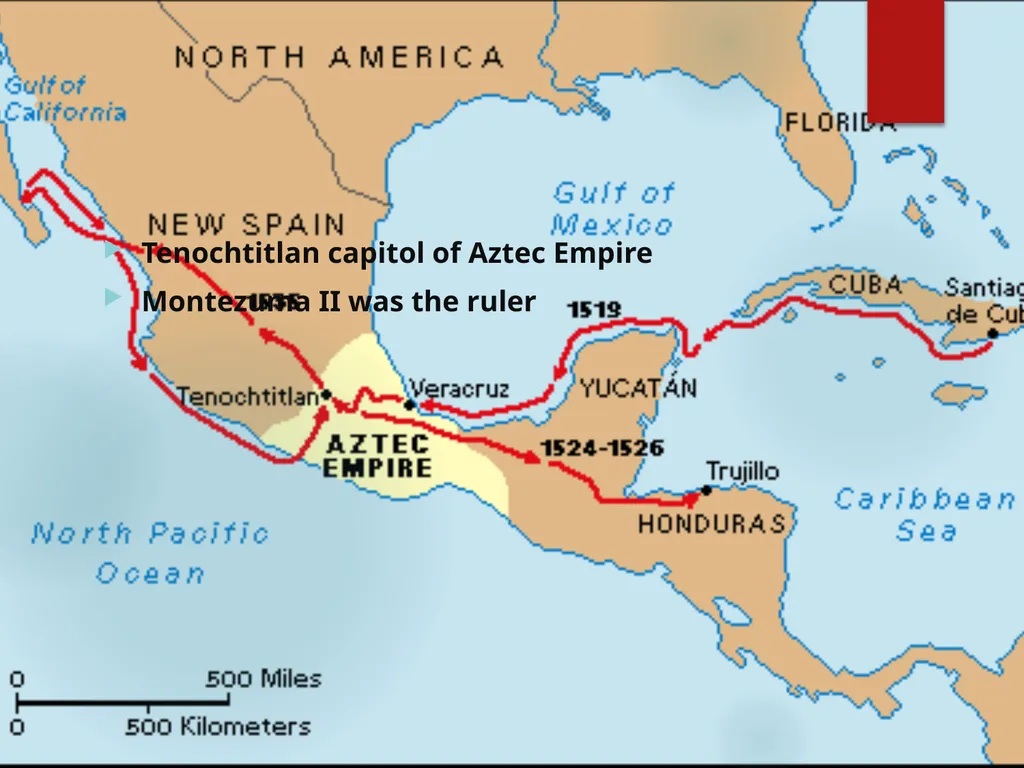 New World Explorers WRITE DOWN WORDS IN RED AND - slide 11 of 18