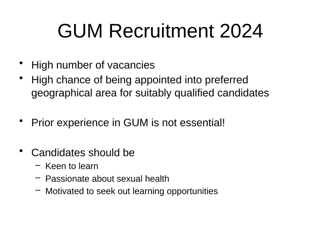 Genitourinary Medicine Taster 14th Oct 2024 - slide 7 of 25
