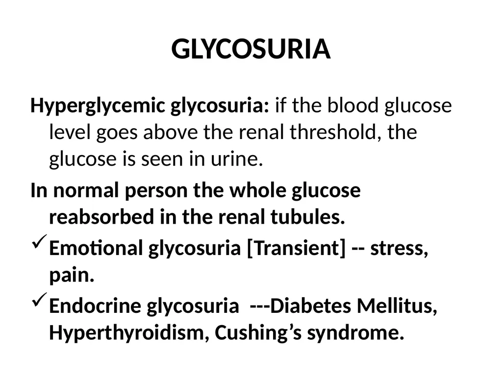 Biochemical tests: fasting blood glucose, - slide 12 of 42