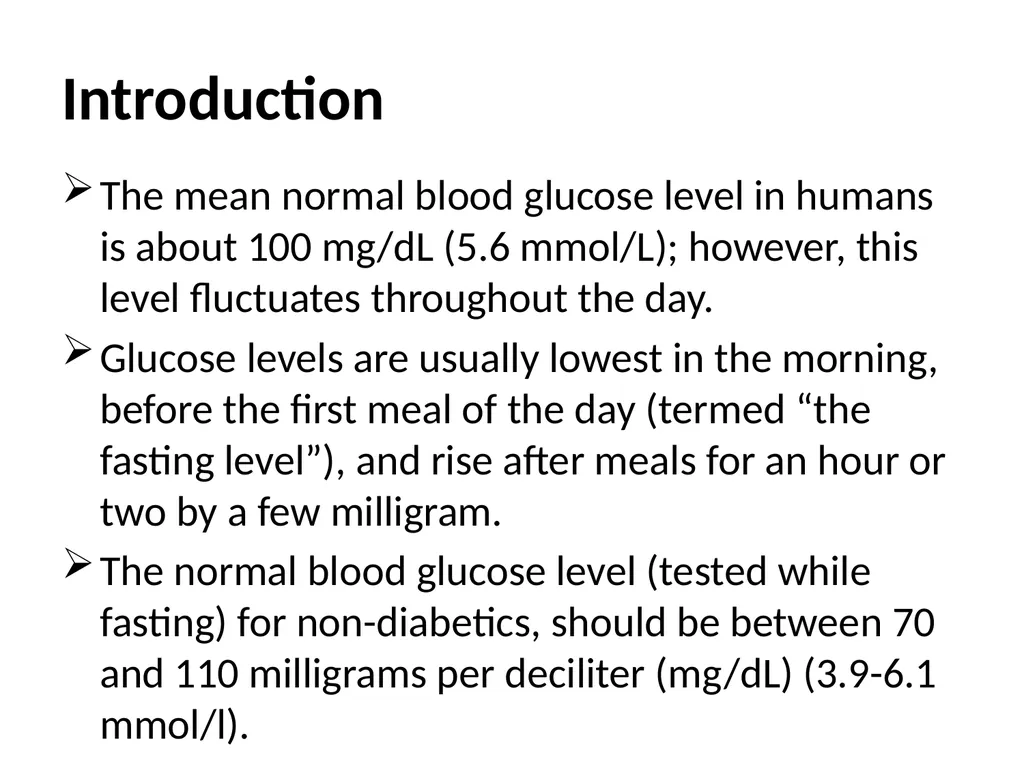 Biochemical tests: fasting blood glucose, - slide 3 of 42