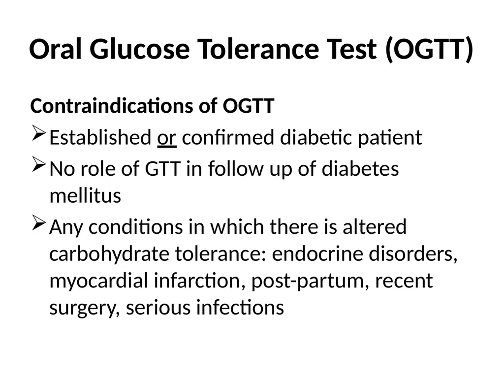Biochemical tests: fasting blood glucose, - slide 33 of 42