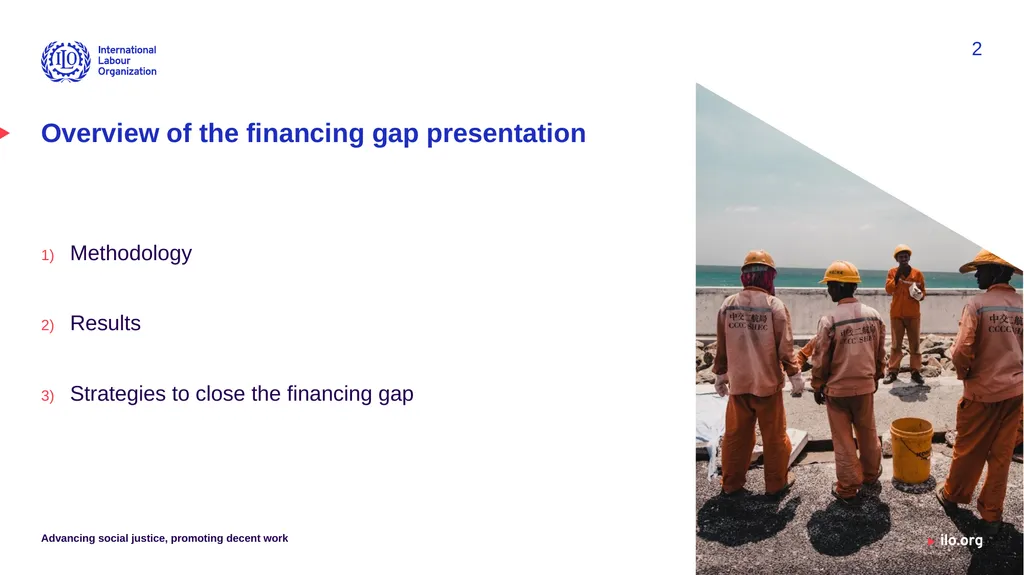 Financing gap for universal social protection - slide 2 of 11