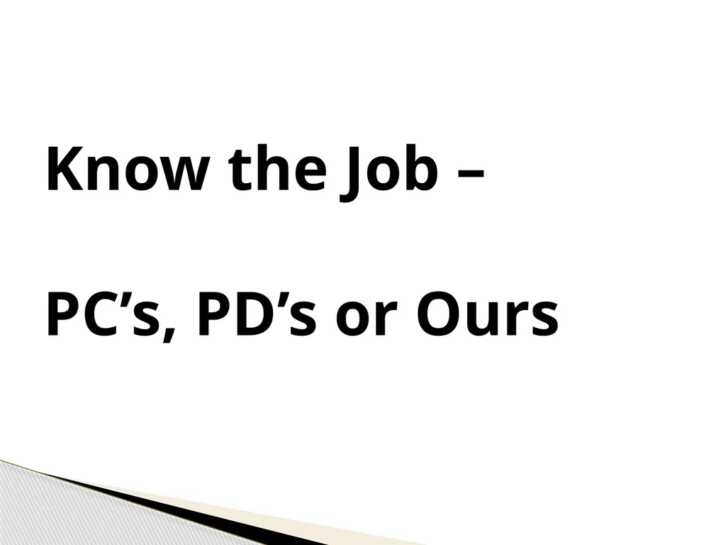 The Program Coordinator & Program Director - slide 11 of 19