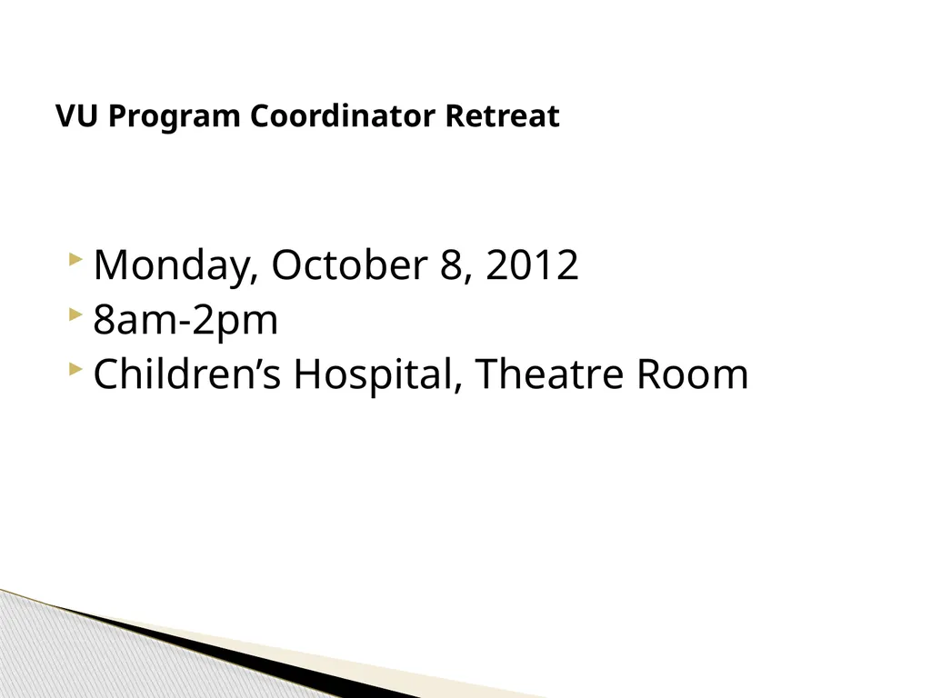 The Program Coordinator & Program Director - slide 2 of 19