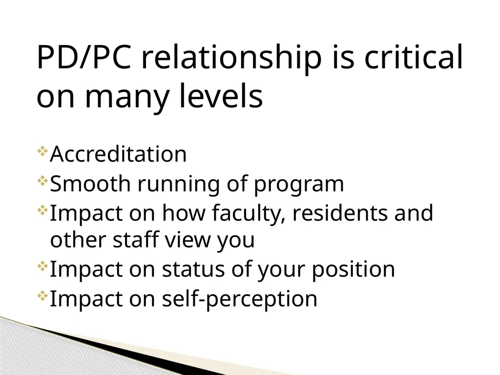 The Program Coordinator & Program Director - slide 3 of 19