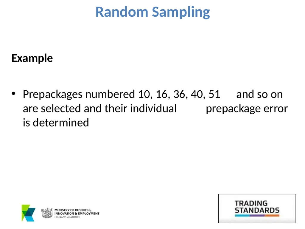 OIML RECOMMENDATION R87 PRE-PACKAGED PRODUCTS Ben - slide 22 of 35